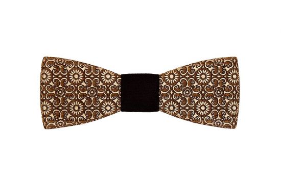 wooden bow tie Bellis handmade with Love