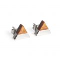 Red Earrings Triangle