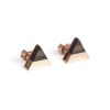 Rose Earrings Triangle