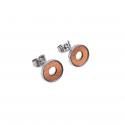 Red Earrings Circle