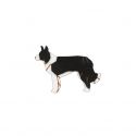 Walking Collie Brooch