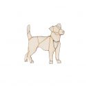 Walking Lightdog Brooch