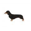 Walking Dachshund Brooch
