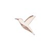 Natural Hummingbird Brooch