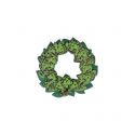 Hop Wreath Brooch