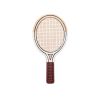 Broșă din lemn Tennis bat Brooch