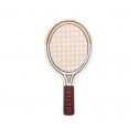 Broșă din lemn Tennis bat Brooch