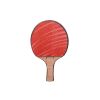 Broșă din lemn Ping pong bat Brooch