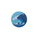 Broșă din lemn Big wave Brooch