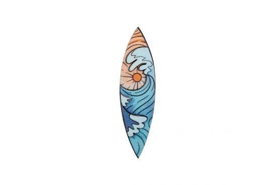 Broșă din lemn Surf Brooch