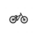 Broșă din lemn Mountain bike Brooch