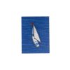 Broșă din lemn Boat at sea Brooch