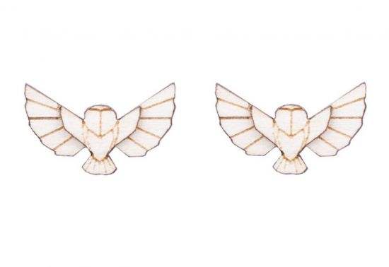 Snowy Owl Earrings