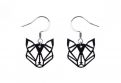 Black Foxy Earrings