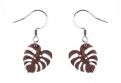 Monstera Earrings