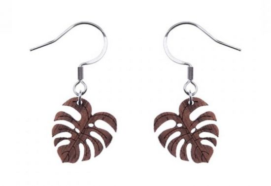 Monstera Earrings