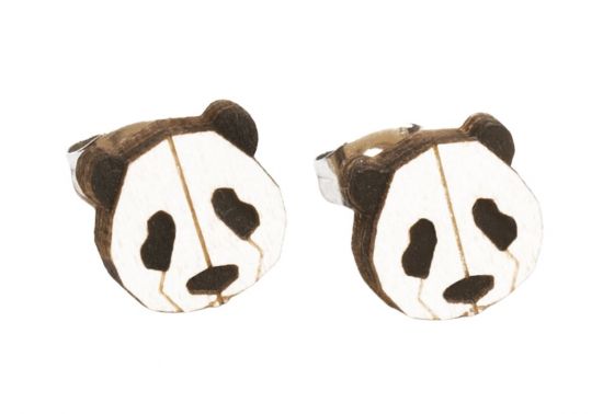 Panda Earrings