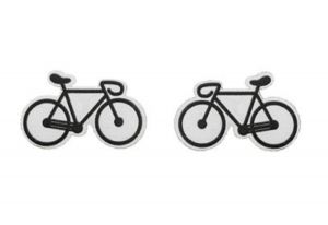 Cercei din lemn  Road Bike Earrings