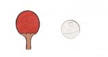 Cercei din lemn Ping pong Earrings