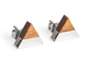 Red Earrings Triangle