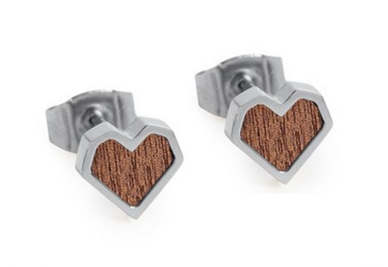 Red Earrings Heart