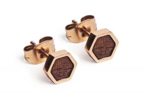 Rea Earrings Hexagon