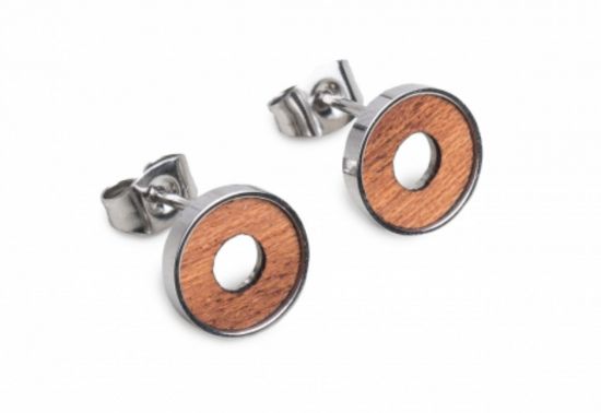 Red Earrings Circle