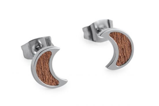 Red Earrings Halfmoon