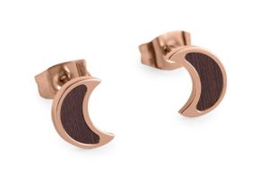 Rose Earrings Halfmoon