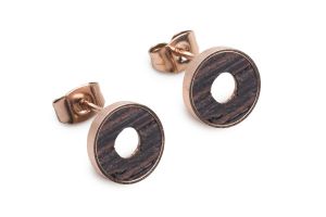 Rose Earrings Circle
