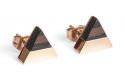 Rose Earrings Triangle