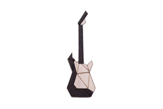 Electric Quitar Brooch