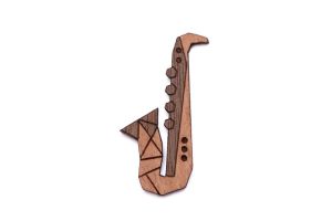 Saxophone Brooch