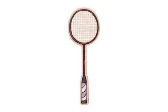 Broșă din lemn Badminton bat Brooch