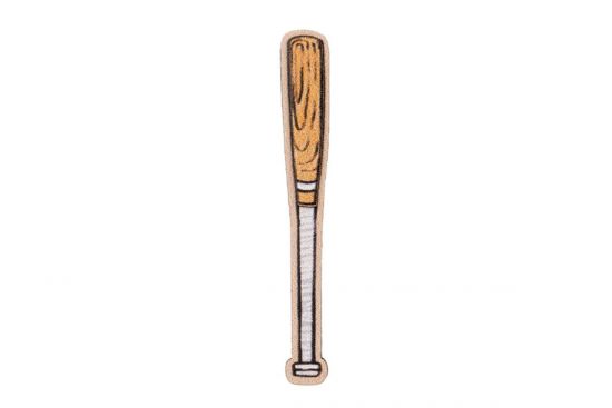 Broșă din lemn Baseball bat Brooch