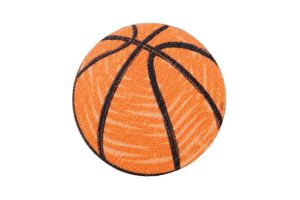 Broșă din lemn Basketball ball Brooch