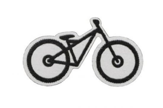 Broșă din lemn Mountain bike Brooch