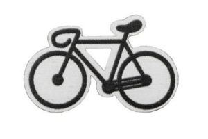 Broșă din lemn Road bike Brooch