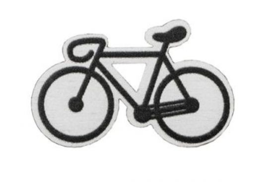 Broșă din lemn Road bike Brooch