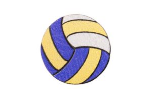 Broșă din lemn Volleyball ball Brooch