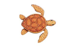 Broșă din lemn – Țestoasă