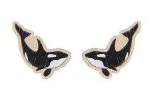 Cercei din lemn – Orcă