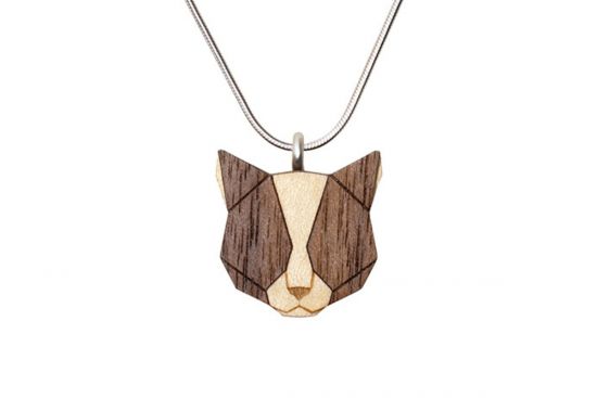 Grey Cat Pendant