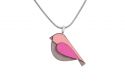 Pink Bird Pendant