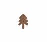 Broșă din lemn 2 in 1 Brooch Cone + Tree