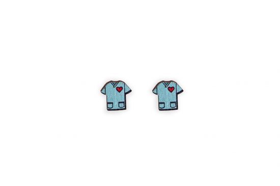Doctor's Coat Earrings Doctor's Coat Earrings