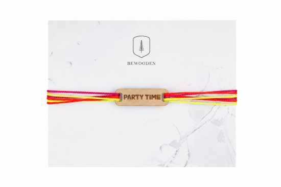 Neon Wooden Bracelet