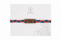 Coral Wood Tag Bracelet